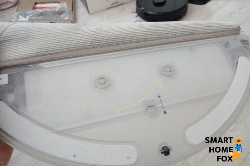 Roborock S5 Max spring pressure design for extra mop pressure